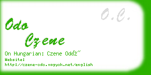 odo czene business card